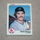 1983 FLEER BASEBALL - Boston Red Sox Team Set