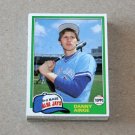1981 TOPPS BASEBALL - Toronto Blue Jays Team Set + Traded Series