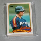 1989 TOPPS BASEBALL - Houston Astros Team Set + Traded Series