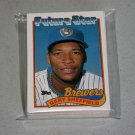 1989 TOPPS BASEBALL - Milwaukee Brewers Team Set + Traded Series