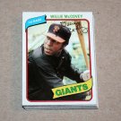 1980 TOPPS BASEBALL - San Francisco Giants Team Set