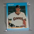 1987 FLEER BASEBALL - San Francisco Giants Team Set + Update Series