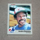 1983 FLEER BASEBALL - Montreal Expos Team Set
