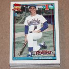 1991 TOPPS BASEBALL - Philadelphia Phillies Team Set + Traded Series