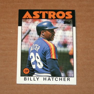 1986 TOPPS BASEBALL - Houston Astros Team Set (Traded Series Only)