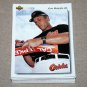 1992 UPPER DECK BASEBALL - Baltimore Orioles Team Set + High Number Series