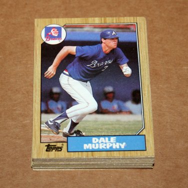 1987 TOPPS BASEBALL - Atlanta Braves Team Set + Traded Series