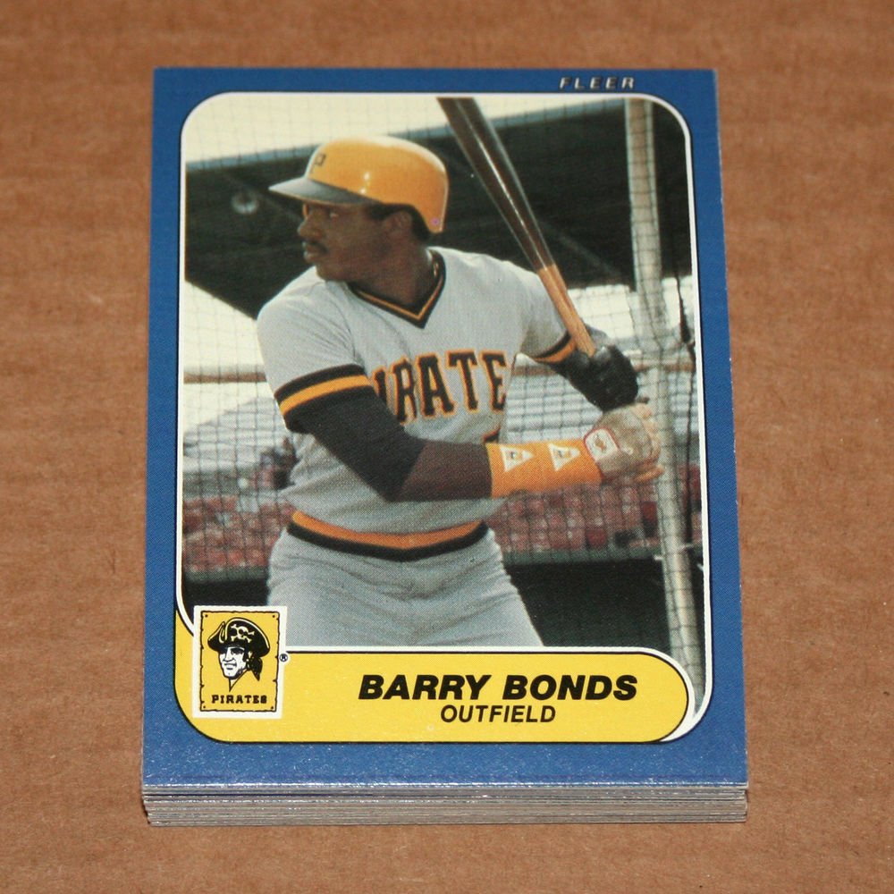 1986 FLEER BASEBALL - Pittsburgh Pirates Team Set + Update Series