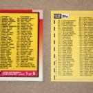1990 TOPPS BASEBALL - Checklist Set + Traded Series