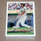 1993 UPPER DECK BASEBALL - Oakland Athletics Team Set (Series 1 & 2)