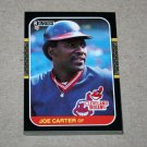 1987 DONRUSS BASEBALL - Cleveland Indians Team Set
