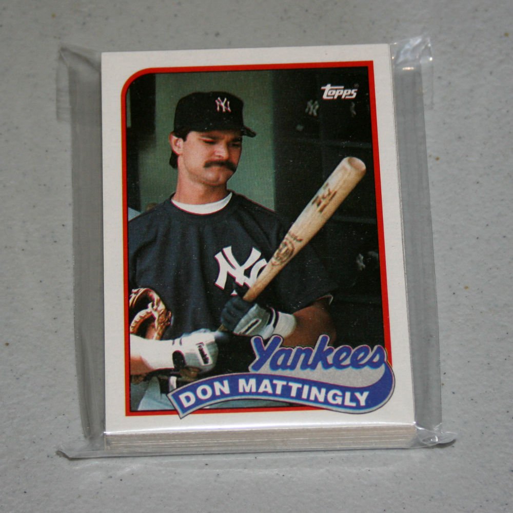 1989 TOPPS BASEBALL - New York Yankees Team Set