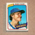 1980 TOPPS BASEBALL - Milwaukee Brewers Team Set