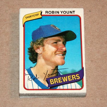 1980 TOPPS BASEBALL - Milwaukee Brewers Team Set