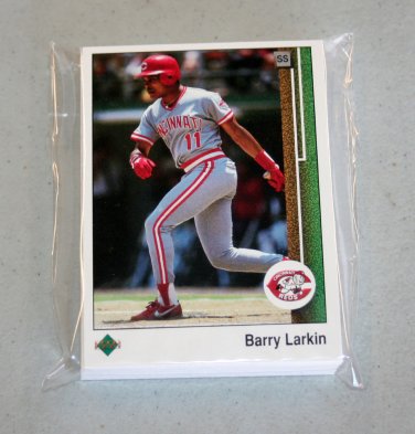 1989 UPPER DECK BASEBALL - Cincinnati Reds Team Set + High Number Series