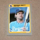 1985 FLEER BASEBALL - Kansas City Royals Team Set + Update Series