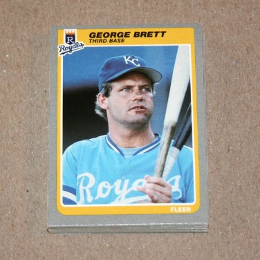 1985 FLEER BASEBALL - Kansas City Royals Team Set + Update Series