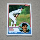 1983 TOPPS BASEBALL - Boston Red Sox Team Set + Traded Series