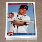 1992 UPPER DECK BASEBALL - Atlanta Braves Team Set + High Number Series