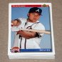 1992 UPPER DECK BASEBALL - Atlanta Braves Team Set + High Number Series