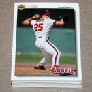 1992 UPPER DECK BASEBALL - California Angels Team Set + High Number Series