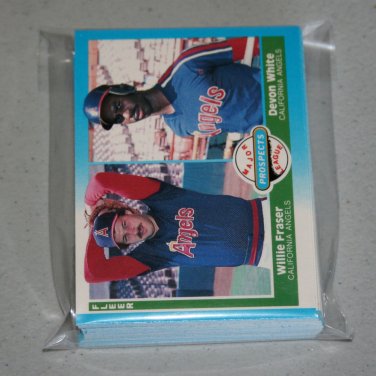 1987 FLEER BASEBALL - California Angels Team Set + Update Series