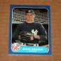 1986 FLEER BASEBALL - New York Yankees Team Set (Update Series Only)