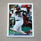 1994 TOPPS BASEBALL - Minnesota Twins True Team Set with Traded Series