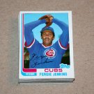 1982 TOPPS BASEBALL - Chicago Cubs Team Set + Traded Series