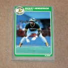 1985 FLEER BASEBALL - Oakland Athletics Team Set + Update Series