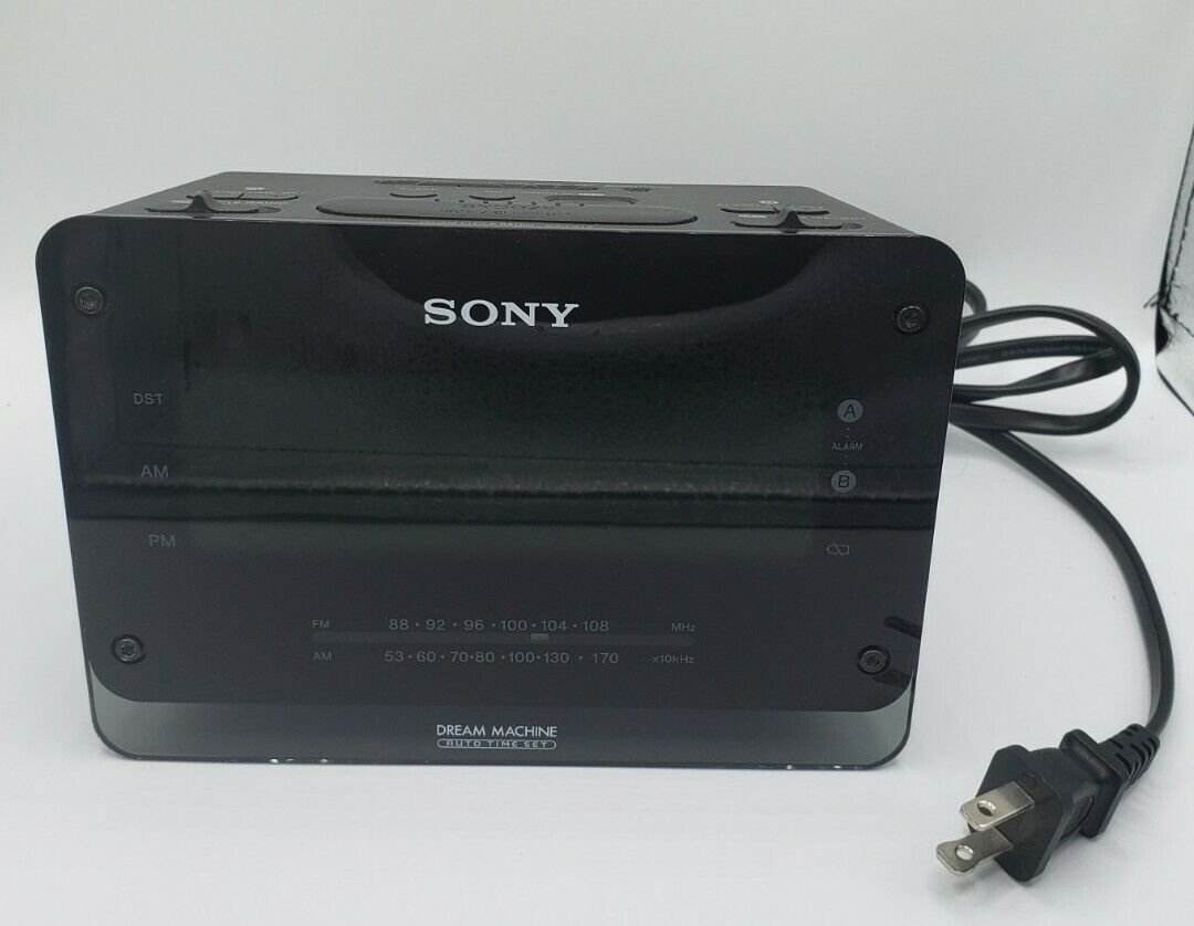 Sony Dream Machine Digital Clock Radio Dual Alarm FM/AM LED ICFC414