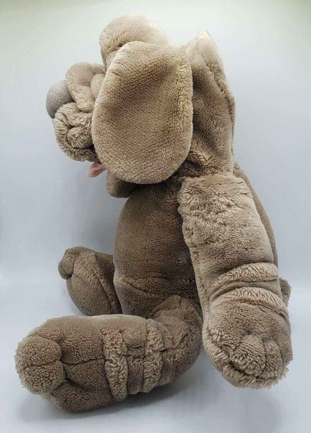 Vintage Ganzbros 1981 Wrinkles Stuffed Plush Hand Puppet Puppy Dog