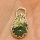 Sterling Silver Green Jasper Pendant/Necklace