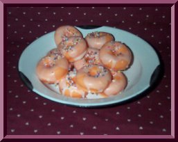 Bakery Wax Tart Doughnuts Orange Caramel Crumble and Vanilla