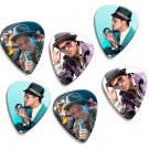 Bruno Mars 6 Loose Playable Guitar Pick Plectrum Licensed Live Performance A