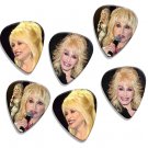 Dolly Parton 6 Loose Playable Guitar Pick Plectrum Licensed Live Performance A