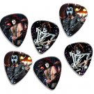 Kiss Gene Simmons 6 Loose Playable Guitar Pick Plectrum Licensed Live Performance A