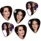 Lana Del Rey 6 Loose Playable Guitar Pick Plectrum Licensed Live Performance A