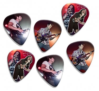 The Used 6 Loose Playable Guitar Pick Plectrum Licensed Live Performance A