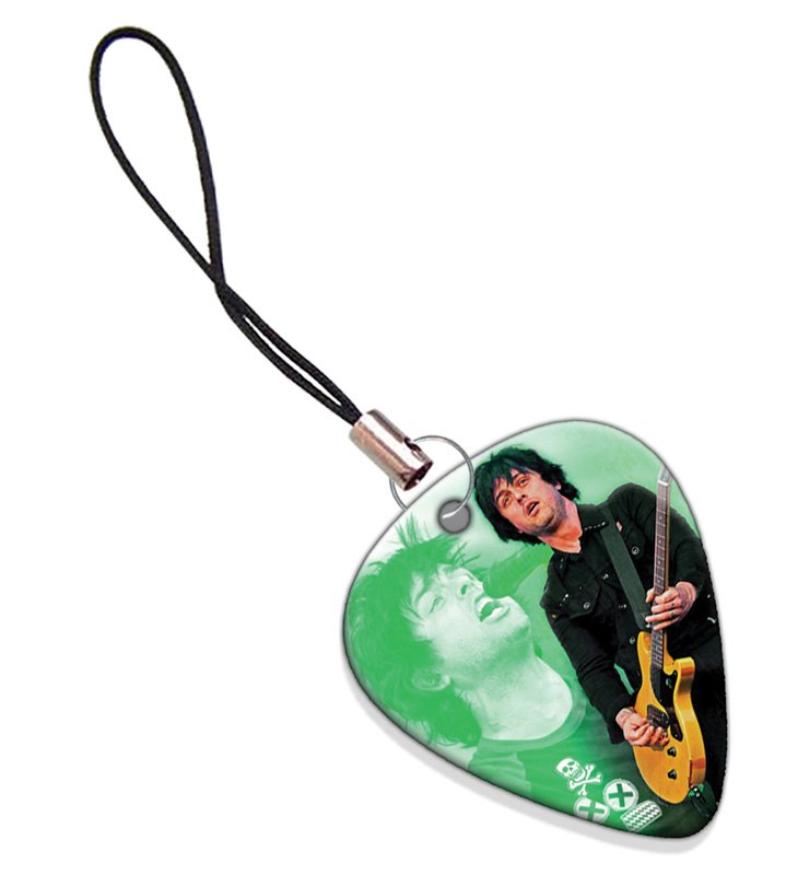 Green Day Guitar Pick Plectrum Playable Charm Licensed Live Performance B