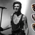 Black Veil Brides Andy Biersack Framed & Matted Licensed Live Performance Guitar Picks Set Display