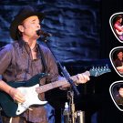 Clint Black Framed & Matted Licensed Live Performance Guitar Picks Set Display