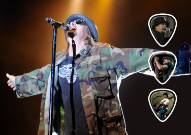Kid Rock Framed & Matted Licensed Live Performance Guitar Picks Set Display