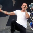 Linkin Park Framed & Matted Licensed Live Performance Guitar Picks Set Display