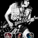 Neil Young Framed & Matted Licensed Live Performance Guitar Picks Set Display