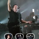Nine Inch Nails Trent Reznor Framed & Matted Licensed Live Performance Guitar Picks Set Display