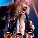 Steel Panther Michael Starr Framed & Matted Licensed Live Performance Guitar Picks Set Display