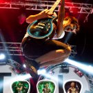 All Time Low Alex Gaskarth Licensed Live Performance Guitar Picks Set Display