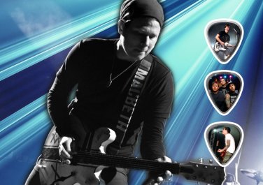 Blink 182  Licensed Live Performance Guitar Picks Set Display