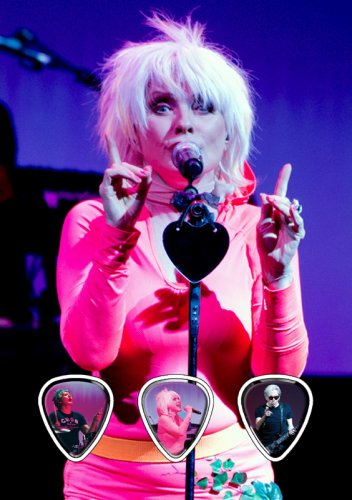 Blondie Licensed Live Performance Guitar Picks Set Display